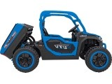 Vaikiškas elektrinis visureigis Farmer Truck UTV Racing, mėlynas