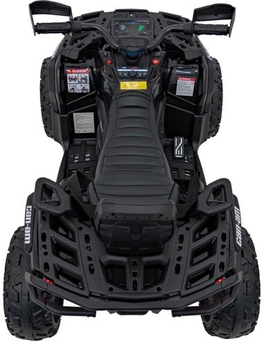 Elektrinis keturratis Can Am Outlander ATV, juodas