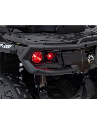 Elektrinis keturratis Can Am Outlander ATV, juodas