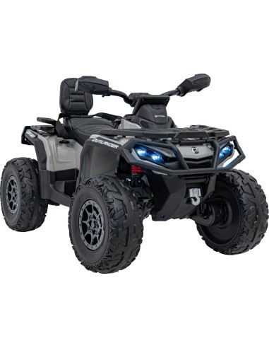 Quad Can Am Outlander ATV with Remote Control Gray