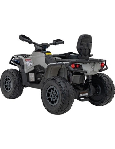 Keturratis Can Am Outlander ATV su valdymo pultu, pilkas