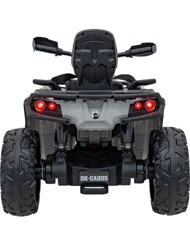 Keturratis Can Am Outlander ATV su valdymo pultu, pilkas