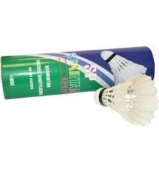 12 pcs Spartan Champion Feather Shuttlecock