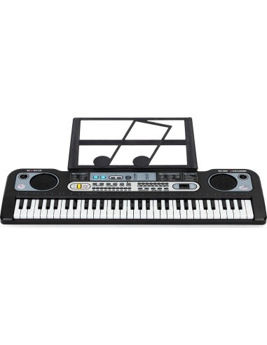 Large keyboard piano with microphone for children + power supply