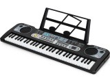 Large keyboard piano with microphone for children + power supply