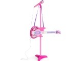 Elektrinės gitaros rinkinys mikrofono stovas vaikams mp3