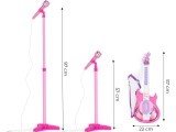 Electric guitar set microphone tripod for kids mp3