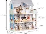 Dollhouse with Furnitures Ecotoys Emma Residence