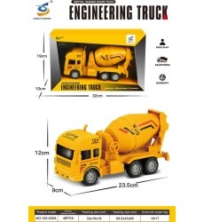 Large concrete mixer Yellow