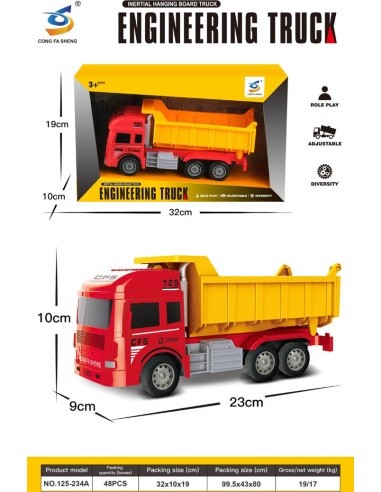 Large Tipper Truck Red