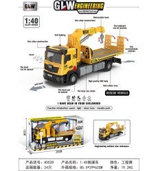 MEGA Truck with Lights and Sound Function Openable Parts