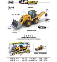 MEGA Excavator with Lights and Sound Function Openable Parts