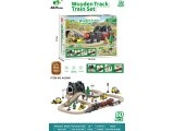 Wooden Train Track 60pcs.