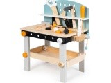 Wooden workshop for children tool table 38 pieces ECOTOYS