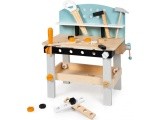 Wooden workshop for children tool table 38 pieces ECOTOYS