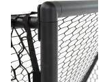 EXIT Scala aliuminiai futbolo vartai 180x120 cm, juodi