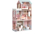 Large Barbie doll house with a set of furniture ECOTOYS