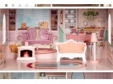 Didelis Barbie lėlių namas su baldų komplektu ECOTOYS