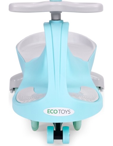 Gravitacinė mašinėlė vaikams su LED ratukais mėlyna ECOTOYS