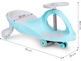 Gravity ride vehicle for kids LED wheels blue ECOTOYS
