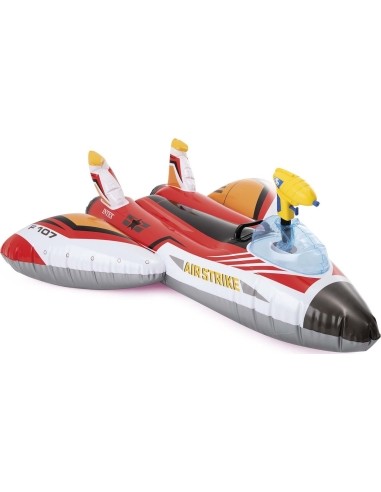 Inflatable plane with cannon INTEX 57536 red