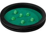 Philos dice tray artificial leather diameter 30cm