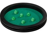 Philos dice tray artificial leather diameter 40cm