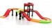 Toy race car and track sets